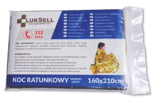 NÚDZOVÁ TEPELNÁ DEKA ŽIVOTNÁ FÓLIA MAT