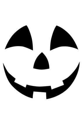 Tekvicové šablóny Halloween tekvicové dekorácie x10