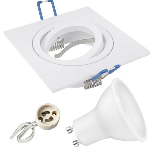 SET pohyblivé halogénové svietidlo + GU10 LED 5W