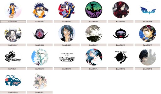 Manga Anime Air Gear Pins MNOHÉ DIZAJNY