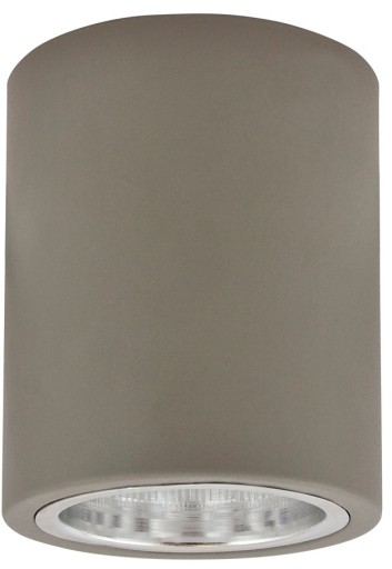 Prisadené stropné svietidlo, trubica POLUX E27, 10 cm
