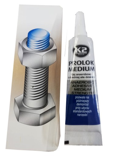 K2 PROLOK W243 Na skrutkové zaistenie, modrá 6ml