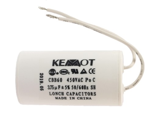 URZ3128 kondenzátor 3,75uF 450V pre jednofázové motory