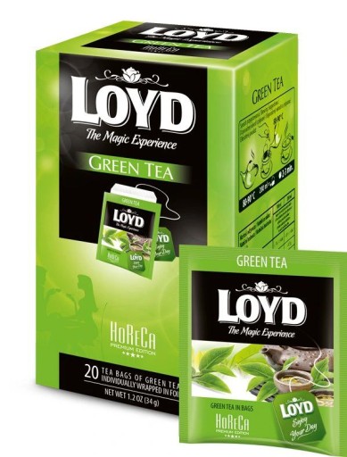 Horeca LOYD GREEN čaj vo vrecúškach 20 ks