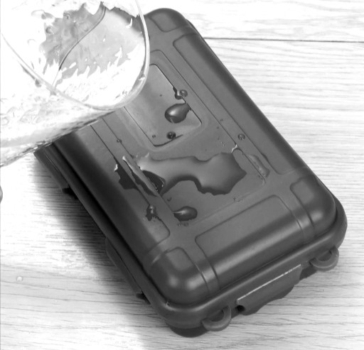 Hermetické puzdro, vodotesný edc box na prežitie