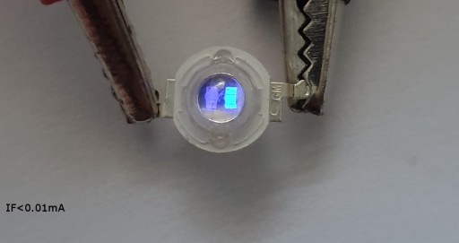 3x LED 1W Royal Blue 447 + klasický 461nm Bridgelux Dual