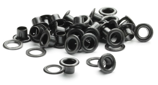5 mm kožené očká na tašky, topánky, 100 súprav.