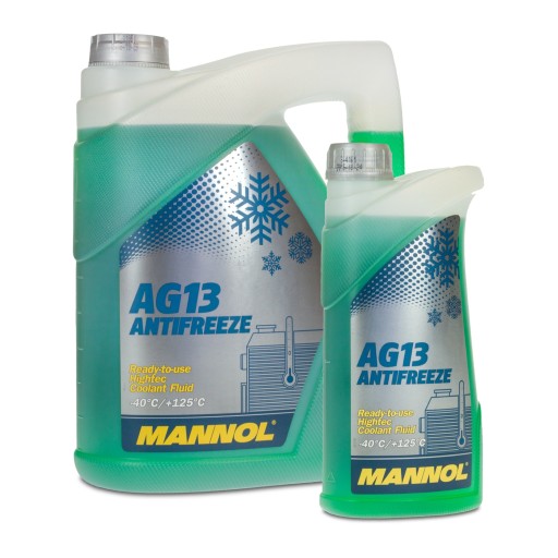 MANNOL AG13 1L. ZELENÁ PRIPRAVENÁ KVAPALINA RADIÁTORA -40