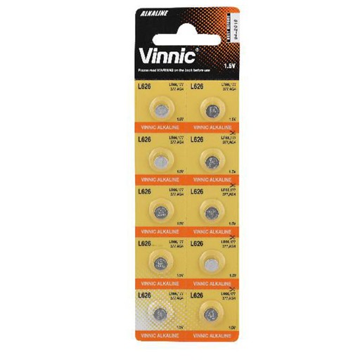 Batérie Vinnic G4 LR66 L626 AG4 x10 ks.