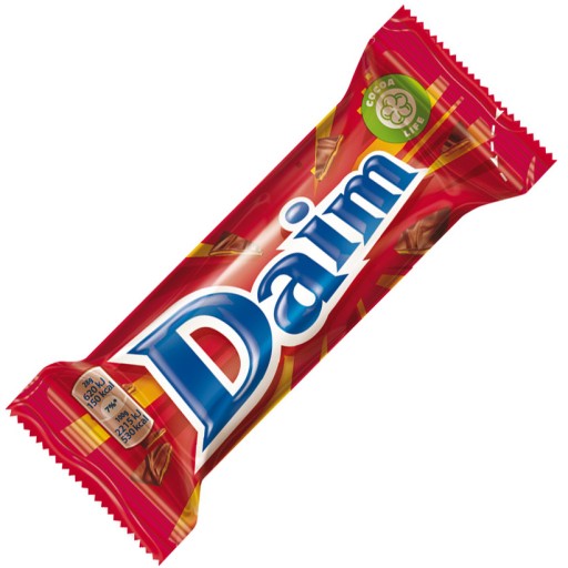 Daim karamelovo-mandľová tyčinka v čokoláde 28g