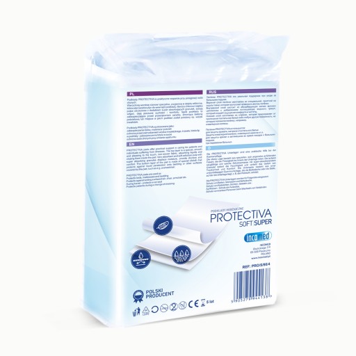 Hygienické popôrodné vložky do postieľky 60x90cm Protectiva Soft Super 5ks