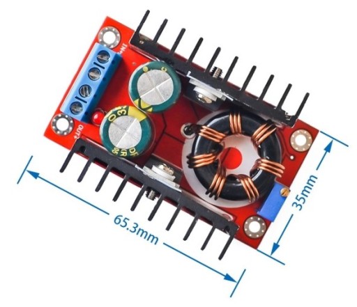 STEP-UP MENIČ 150W 12V-36V