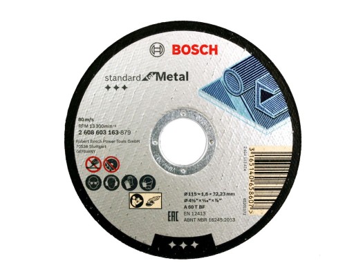 KORUNDOVÝ KOTOUČ BOSCH na rezanie ocele 115/1,6mm