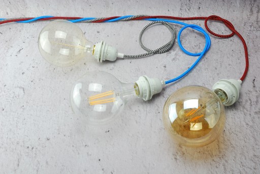 Držiak e27, dva krúžky, príruby, zámok LOFT