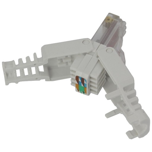 RJ45 kat.6 UTP zástrčka, bez náradia, 8p8c, 2 ks