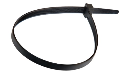 ČIERNE KABELOVÉ VIAZAČKY UV ODOLNÉ KABELOVÉ VIAZAČKY 4,8x300 mm 100 ks