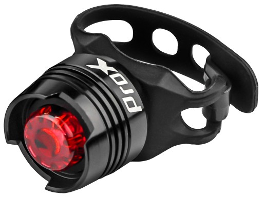 Zadné svietidlo PROX NAOS 1-LED, zadné svietidlo na bicykel čiernej farby