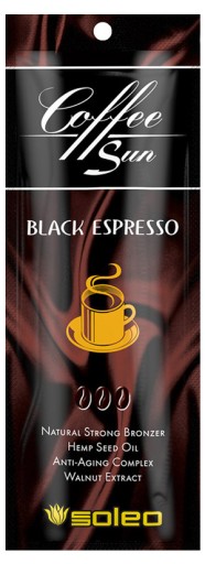 SOLEO COFFE SUN BLACK ESPRESSO BRONZER NA OPAĽOVANIE