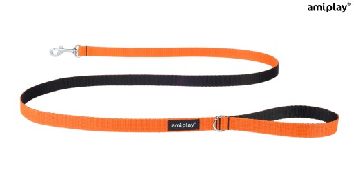 amiplay Klasické vodítko Twist 150 cm M Orange