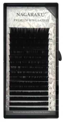 NAGARAKU Premium Mink C 0,07 MIX mihalnice 16 pásikov