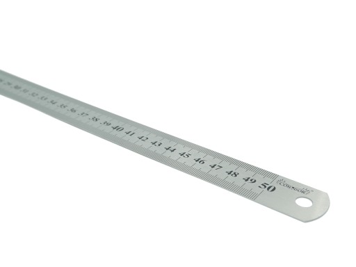 Lineárne pravítko vyrobené z 500 mm ocele