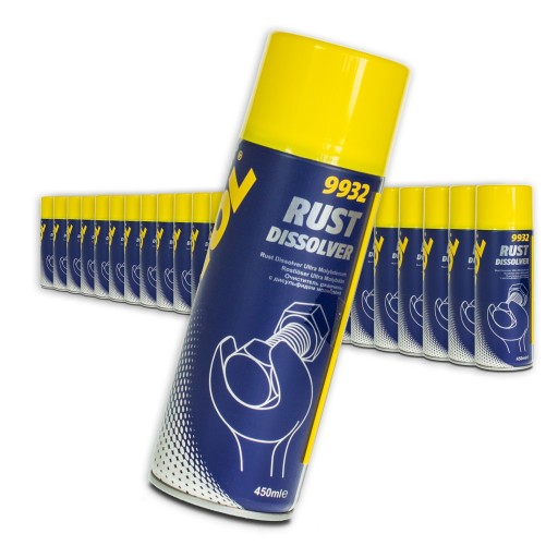 MANNOL 9932 Rozpúšťač hrdze ODSTRAŇOVANIE HRDZE