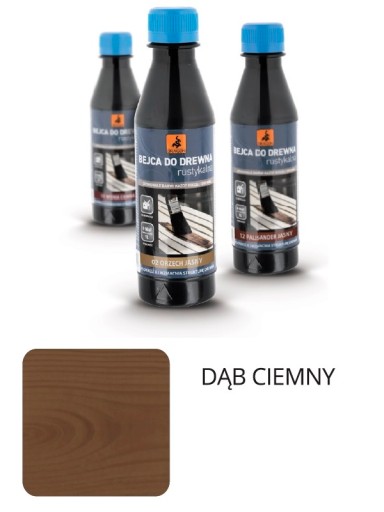 Rustikálna lazúra na drevo Drak 0,2 l DUB RUSTIK
