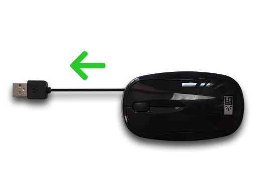 USB myš Počítačová myš k notebooku NA VALCI