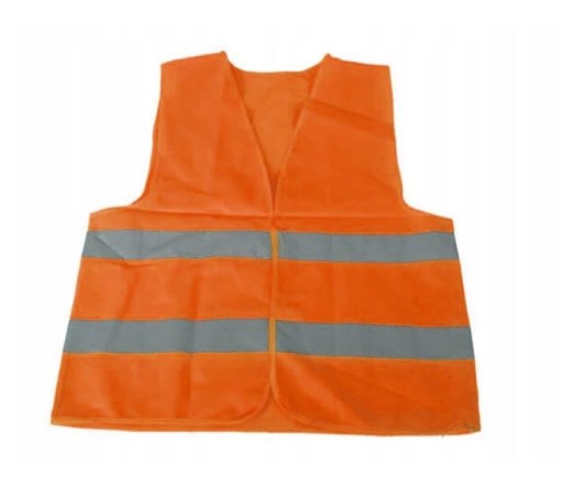 579 REFLEXNÁ VÝSTRAŽNÁ VESTA ORANŽOVÁ XXXL