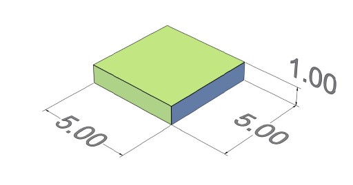 Neodymový tanierový magnet MPŁ 5x5x1 N38 10 ks.