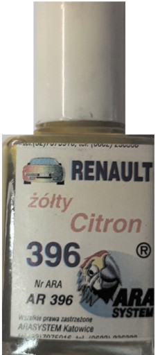 RENAULT 302 JAUNE PAILLE FARBA ŠKRABANÝ DOTYK