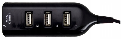 HUB SLIM 4 PORTY + USB 2.0 KÁBEL - dobrá voľba!
