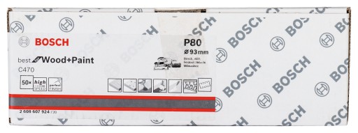 Brúsny papier na suchý zips 93x185 mm GR.80 BOSCH
