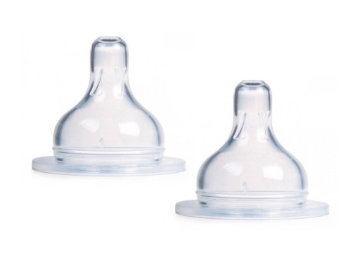 Canpol Baby silikónové cumlíky na široké fľaše. 2 ks EASYSTART