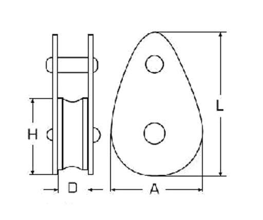 25 mm mini plastový kotúč z nehrdzavejúcej ocele