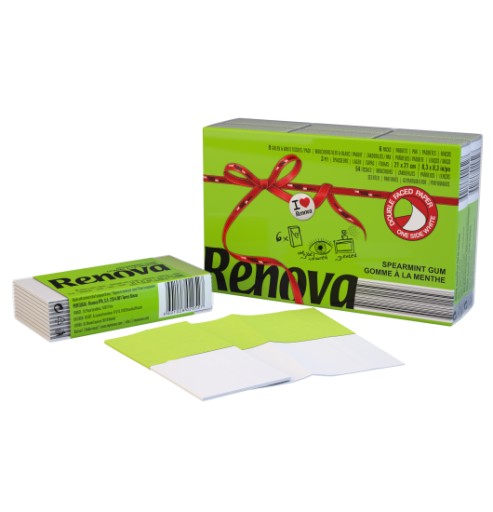 Renova vreckovky, zelené, 6x9 ks