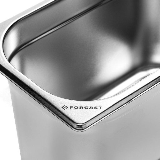 NÁDOBA GASTRONOMICKÁ OCELOVÁ GN 1/2 - 4 CM 40 MM FORGAST FG04204