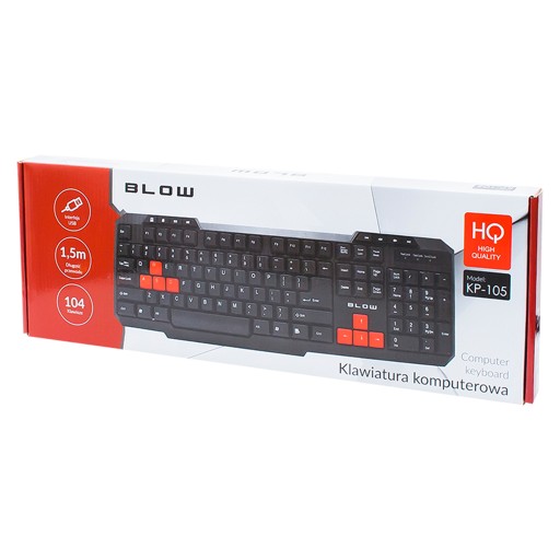 HERNÁ KLÁVESNICA 112 QWERTY KĽÚČOV USB ČIERNA DOMÁCA KANCELÁRIA PRE HRÁČOV