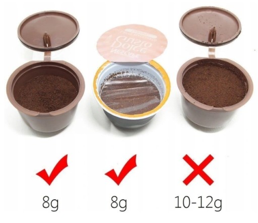 5x DOLCE GUSTO OPÄTOVNE POUŽITEĽNÉ kávové kapsuly