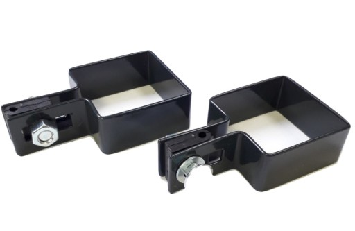 Svorka držiaka koncového panelu 100x100 BLACK SET