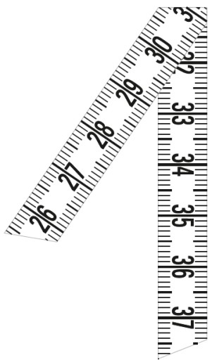 Krajčírsky centimetrový meter s magnetom 150cm zelený HEXAGON
