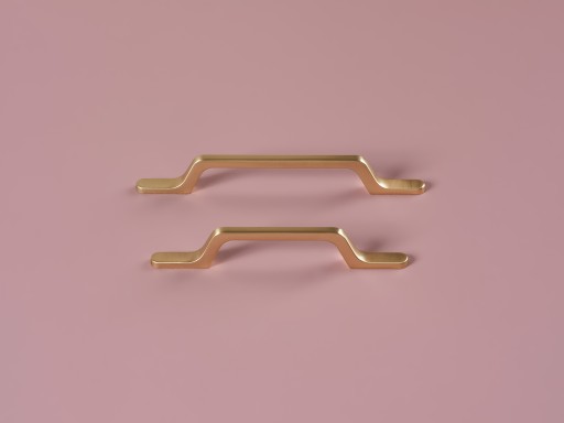 LEO GOLDEN MOSADZNÁ NÁBYTKOVÁ ÚCHYTKA 96mm