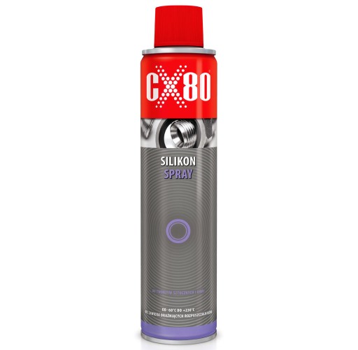 CX80 SILIKÓNOVÝ ČÍRY SPREJ NA PLASTOVÚ GUMU 0,3L