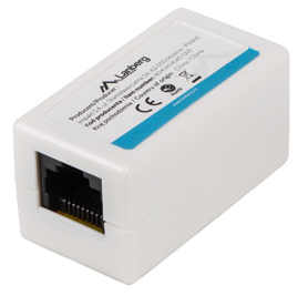 ADAPTÉR sieťový konektor RJ45 x2 cat6 UTP Lanberg
