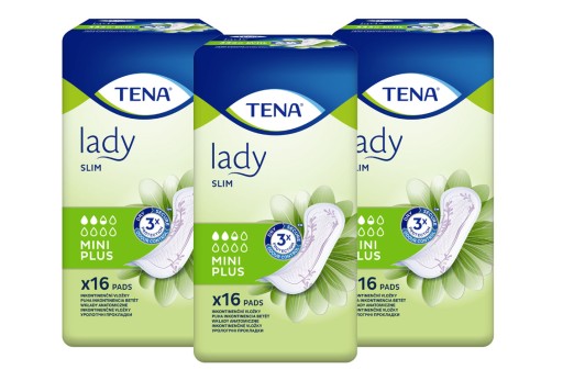 Tena Lady, špecializované hygienické vložky, Slim Mini Plus, 16 kusov
