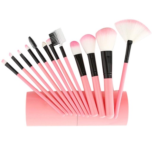 Veľká sada profesionálnych štetcov na make-up CASE Sada 12 štetcov