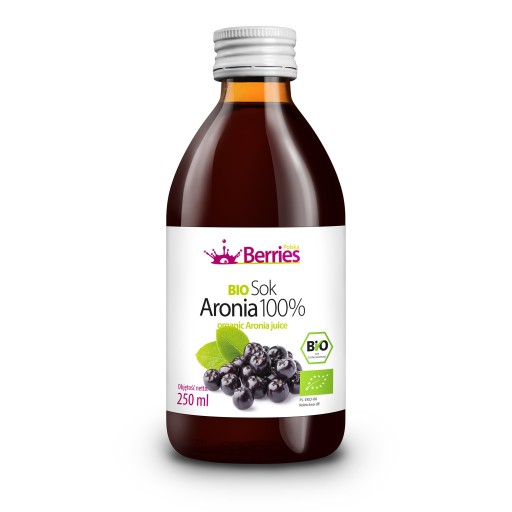 BIO šťava z arónie 100% bio šťava z arónie 250ml