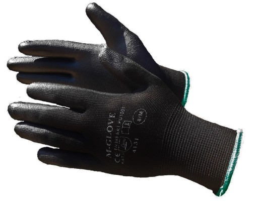 M-GLOVE OCHRANNÉ PRACOVNÉ RUKAVICE SILNÉ ČIERNA 8 M