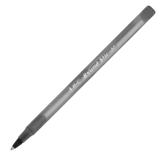 Sada 10 kusov guľôčkového pera Round Stic Classic Bic, čierne
