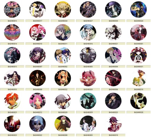 Manga Anime Shiki Pins MNOHÉ DIZAJNY